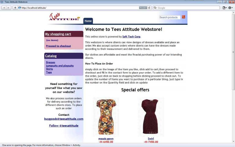 Female E-commerce Website
