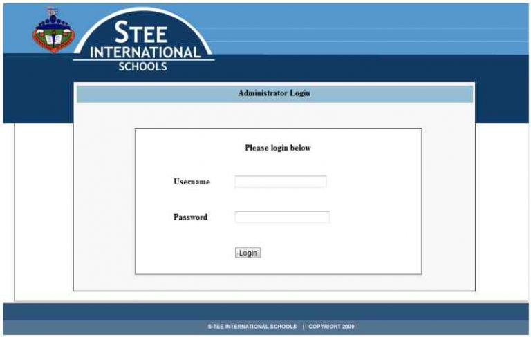 Web based School Portal
