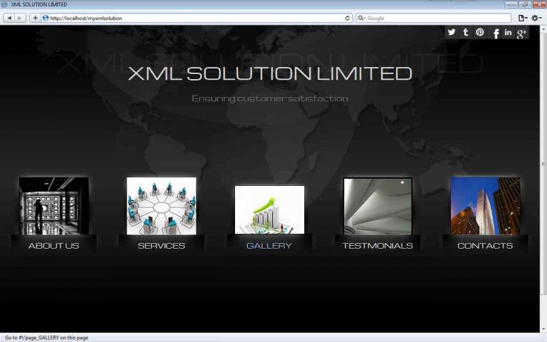 Oil Servicing Company Website